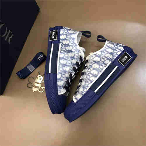 DR B23 LOW TOP OBLIQUE SNEAKER BLUE
