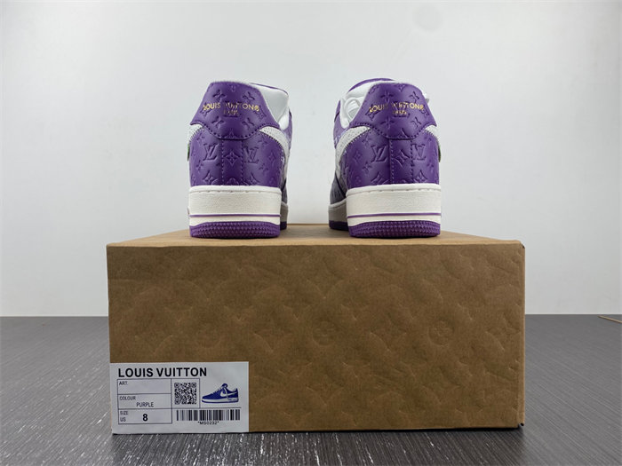 Luis Vitton Nike Air Force 1 Low By Purple White