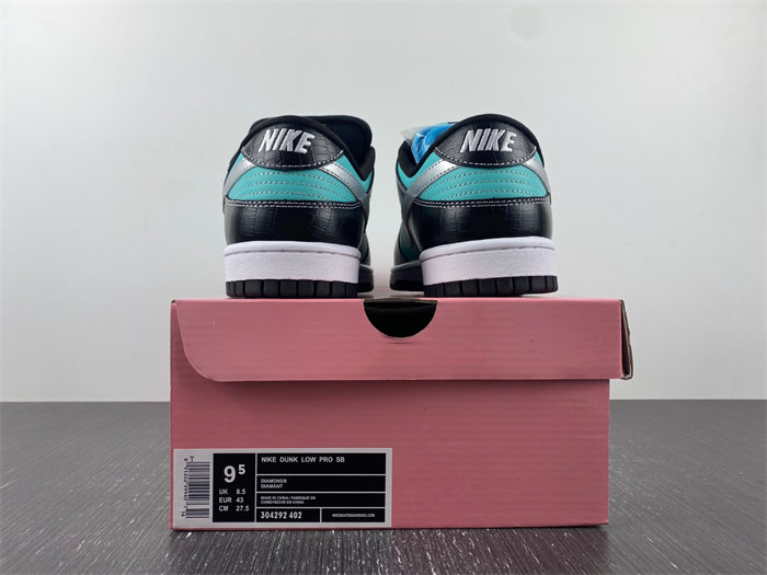 nike sb dunk low diamond S*pply co. aqua blue 304292-402