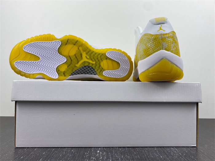 Jordan 11 Retro Low Yellow Snakeskin AH7860-107