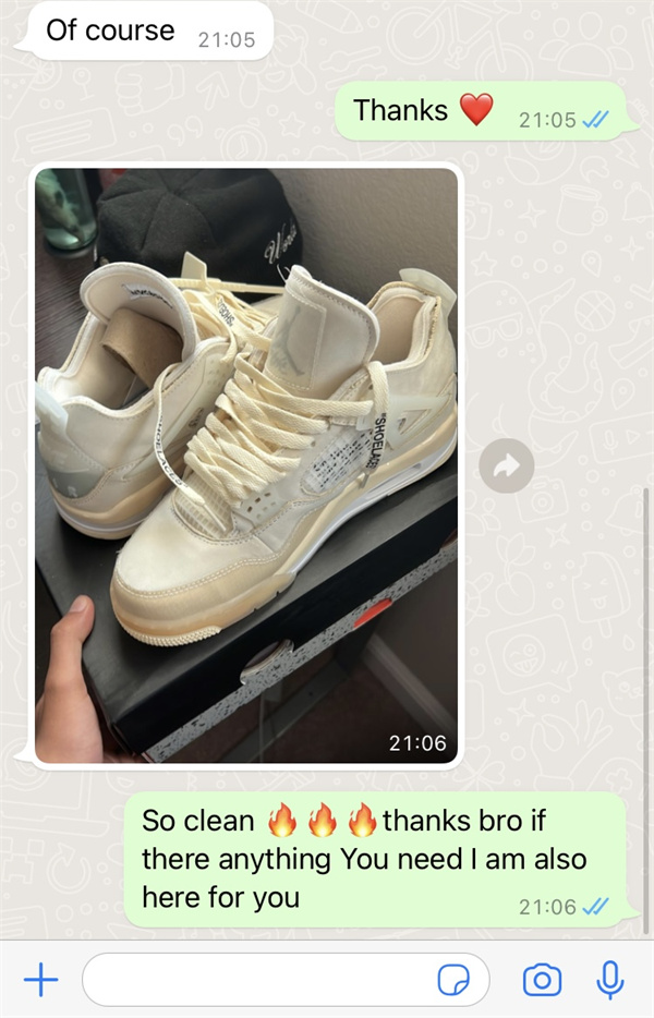 Jordan 4 Retro Off-White Sail CV9388-100