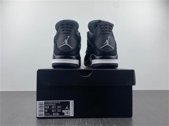 Jordan 4 Retro Black Canvas DH7138-006